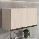 Ver imagem 2 de Armario Aereo Basculante MDF 80 cm Kali 166801 Bianco Toq Nicioli