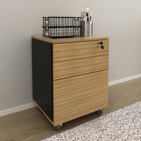 Gaveteiro Arquivo 48,8x64,5cm com Chave e Rodízio ME4148