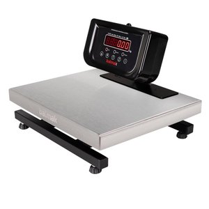 Balança Digital de Plataforma Balmak Serie Mini Inox 120kg Remoto com Bateria K-120ib-1/m