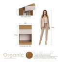 Ver imagem 4 de Balcão de Cozinha 1 Porta 2 Gavetas Ripadas Fecho Click 60cm com Rodapé e Tampo 100% BP Organic Marr
