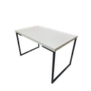 Ver imagem 3 de Mesa Estilo Industrial - Modelo Standard - 130x90x75cm - Cor Branco