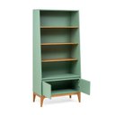 Ver imagem 5 de Estante 2 Portas com Prateleiras MDF com Pés de Madeira Maciça 170x80cm Bento Yescasa