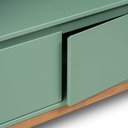 Ver mais imagens de Estante 2 Portas com Prateleiras MDF com Pés de Madeira Maciça 170x80cm Bento Yescasa