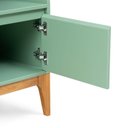 Ver imagem 6 de Estante 2 Portas com Prateleiras MDF com Pés de Madeira Maciça 170x80cm Bento Yescasa