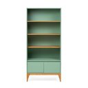 Ver imagem 3 de Estante 2 Portas com Prateleiras MDF com Pés de Madeira Maciça 170x80cm Bento Yescasa