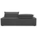 Ver imagem 4 de Sofá Retrátil Reclinável para Sala 4 Lugares 280cm Senzi F04 Veludo Cinza Escuro - Lyam Decor
