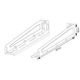 Suporte Forno Microondas Bebedouro Branco Sbr5.0 Universal - 6