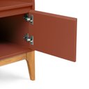 Ver mais imagens de Estante 2 Portas 170cmx80cm Pés em Madeira Maciça Bento Yescasa