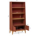 Ver imagem 4 de Estante 2 Portas 170cmx80cm Pés em Madeira Maciça Bento Yescasa