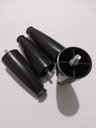 Ver imagem 4 de Kit 7 Pés para Cama Box ou Baú Juvene 12cm com Regulagem Cor:preto