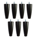 Ver imagem 1 de Kit 7 Pés para Cama Box ou Baú Juvene 12cm com Regulagem Cor:preto