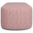 Ver imagem 6 de Kit 02 Puffs Decorativo Orgânico para Living Quarto 100cm Doha W01 Linho Rosa - Lyam Decor