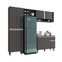 Ver imagem 3 de Cozinha Compacta Chicago Cinza Fosco