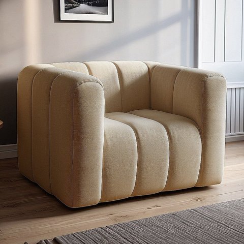 Poltrona Mona Decorativa Retrô Moderna Sala de Estar