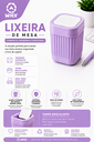 Ver imagem 1 de Lixeira de Mesa Compacta com Tampa Basculante:Lilas