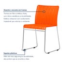 Ver imagem 5 de Cadeira Fronteira Metal 559a Base Inox