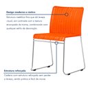 Ver imagem 4 de Cadeira Fronteira Metal 559a Base Inox