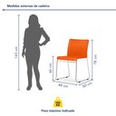 Ver imagem 7 de Cadeira Fronteira Metal 559a Base Inox