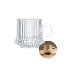 Ver imagem 2 de Jogo 10 Xícarasde Café Caneca Vidro Robusta Lines 85ml em Casa Tem