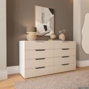 Ver imagem 1 de Cômoda Organizadora 8 Gavetas 150cm Madri Politorno Móveis