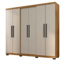 Ver imagem 2 de Guarda Roupa Diamante 6 Portas e 4 Gavetas Araplac 6000-50