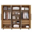 Ver imagem 3 de Guarda Roupa Diamante 6 Portas e 4 Gavetas Araplac 6000-50