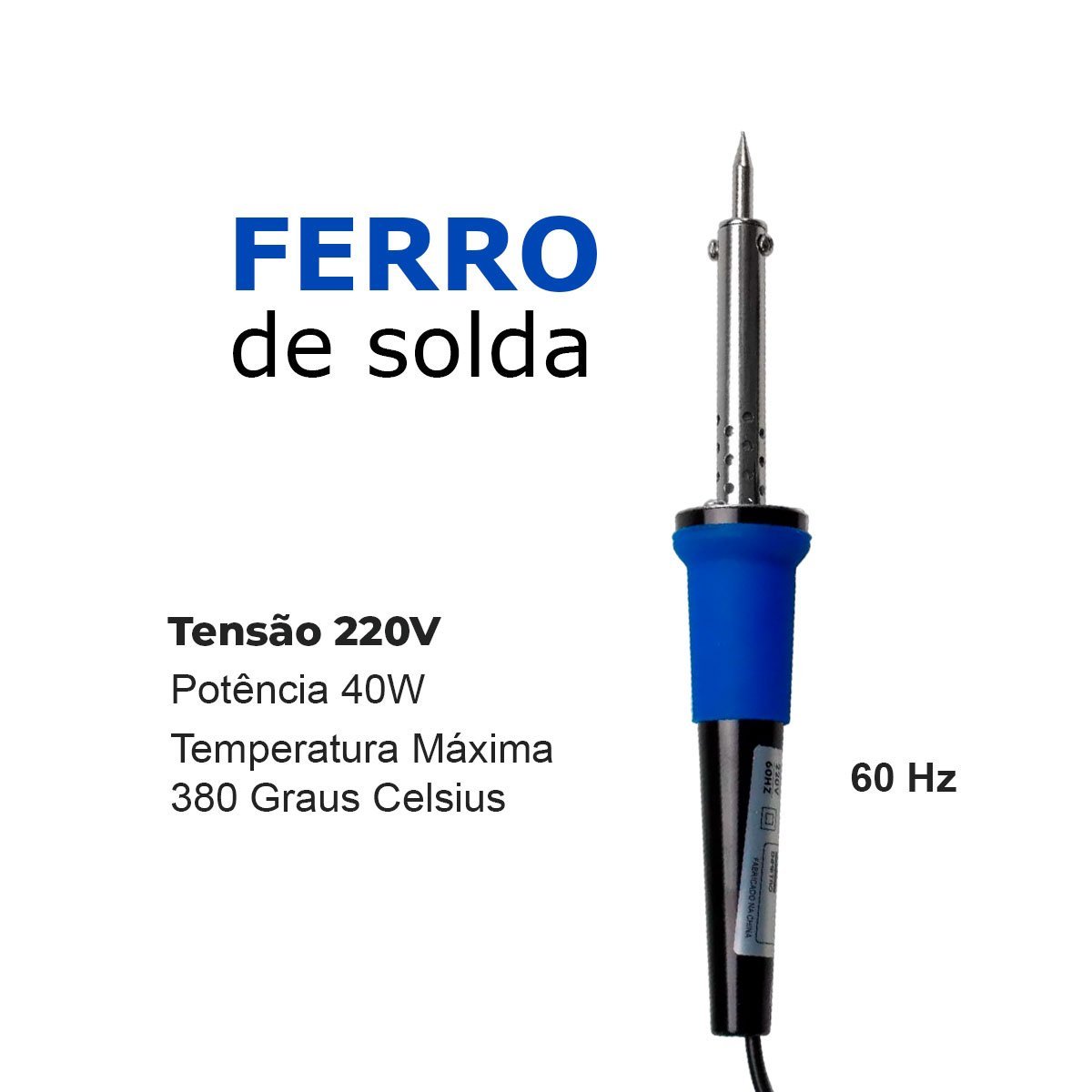 Ferro de Solda Profissional Exbom 220v - 8