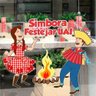 Adesivo Para Vitrine Festa Junina Simbora Festejar Uai-Especial 100x121cm - 1