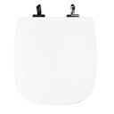 Ver imagem 1 de Assento Sanitário Poliéster para Louça Flex (deca) Super Luxo Cromado (reb. Oculto) Branco