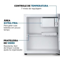 Frigobar Mondial 46l Porta Reversível Branco Fgb-01-w50 110v - 3