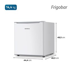 Frigobar Mondial 46l Porta Reversível Branco Fgb-01-w50 110v - 7