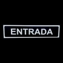 Ver imagem 2 de Placa de Sinalização 30x7 Entrada Fundo Preto Letra Branca