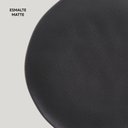 Ver mais imagens de Jogo 12 Pratos Cerâmica Sobremesa e Raso Orgânicos Preto Mat