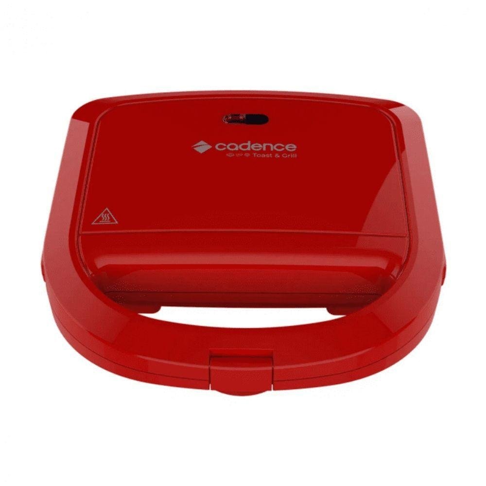 Sanduicheira Toast e Grill Vermelha 750w San261 220v - 2