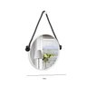 Espelho Decorativo Adnet Alça Corda Naval 50 cm Redondo - 4