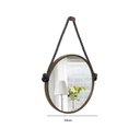 Ver imagem 4 de Espelho Decorativo Adnet Alça Corda Naval 50 cm Redondo