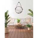 Ver imagem 3 de Espelho Decorativo Adnet Alça Corda Naval 50 cm Redondo