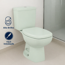 Ver imagem 2 de Assento Tampa Vaso Sanitário Thema Incepa Almofadado Verde Água Ideal Lar