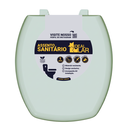 Ver imagem 1 de Assento Tampa Vaso Sanitário Thema Incepa Almofadado Verde Água Ideal Lar