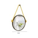 Ver imagem 4 de Espelho Decorativo Adnet Alça Sisal 50 cm Redondo