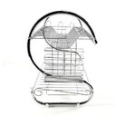 Ver imagem 5 de Escorredor Loucas Duplo Cromado Organizador Pia Armario Bancada Suporte Porta Copo Talheres Prato