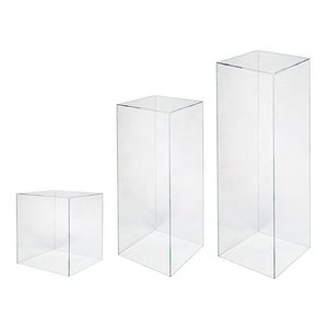Cubo De Acrílico Decoração Festa 32x32x60cm (altura)