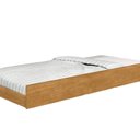 Ver imagem 4 de Cama Solteiro com Gaveta e Cama Auxiliar Cindy Marrom/Freijó