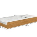 Ver imagem 5 de Cama Solteiro com Gaveta e Cama Auxiliar Cindy Marrom/Freijó