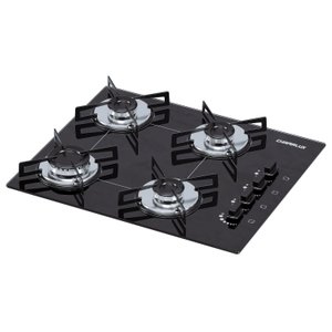 Cooktop 4 Bocas Chamalux Ultra Chama Bivolt Gás Natural