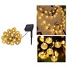 Solar Pisca-pisca 50 Bolas Led Solar Natal Luz Branco Quente Decorshop - 2