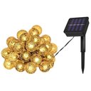 Ver imagem 1 de Solar Pisca-pisca 50 Bolas Led Solar Natal Luz Branco Quente Decorshop