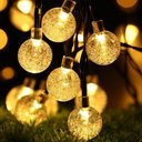 Ver imagem 7 de Solar Pisca-pisca 50 Bolas Led Solar Natal Luz Branco Quente Decorshop