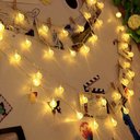 Ver imagem 5 de Solar Pisca-pisca 50 Bolas Led Solar Natal Luz Branco Quente Decorshop