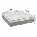Ver imagem 2 de Colchão Viúva Sr Life Onix Edition Espuma D28 128x188x28cm Branco